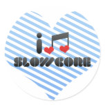 I Love Slowcore stickers