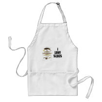 I Love Slugs (Naturalist / Nature) Aprons