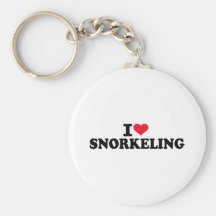I love Snorkelling Keychain