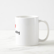 I Love Snowboarding Mugs