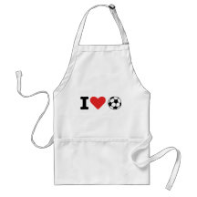 I love soccer apron