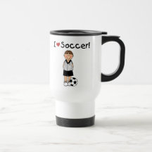 I Love Soccer T-shirts and Gifts Coffee Mugs