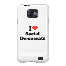 I LOVE SOCIAL DEMOCRATS - .png Samsung Galaxy S2 Cases