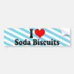 I Love Soda Biscuits Bumper Stickers