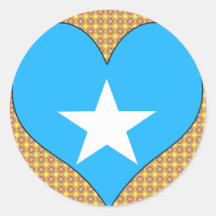 I Love Somalia Stickers