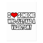 I Love Someone Who Just Had a Vasectomy Post Cards