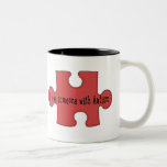 I Love Someone With Autism Mugs