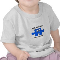 I love someone with autism tshirt