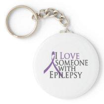 i love someone with epilepsy key chain