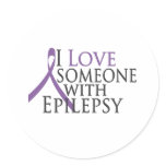 i love someone with epilepsy sticker