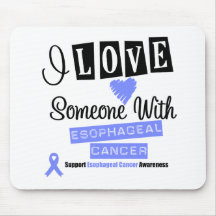 I Love Someone With Esophageal Cancer Mouse Pad