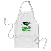 I Love Someone With Kidney Cancer Apron