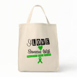 I Love Someone With Traumatic Brain Injury Tote Bags