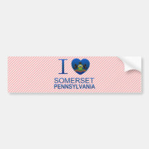 I Love Somerset, PA Bumper Stickers