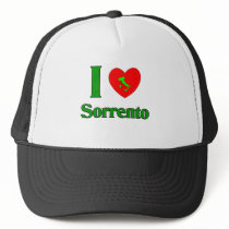 I Love Sorrento Italy Mesh Hat