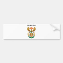 I LOVE SOUTH AFRICA-DESIGN 1 FROM 933958STORE BUMPER STICKER
