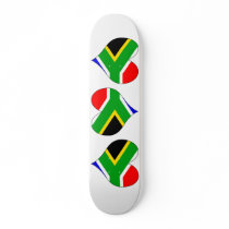 I Love South Africa Custom Skate Board