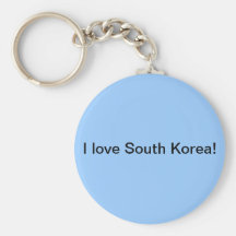 I love South Korea keychain!