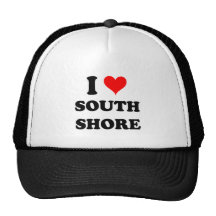 I Love South Shore Illinois Trucker Hat
