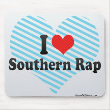 I Love Southern Rap Mouse Pad