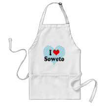 I Love Soweto, South Africa Apron