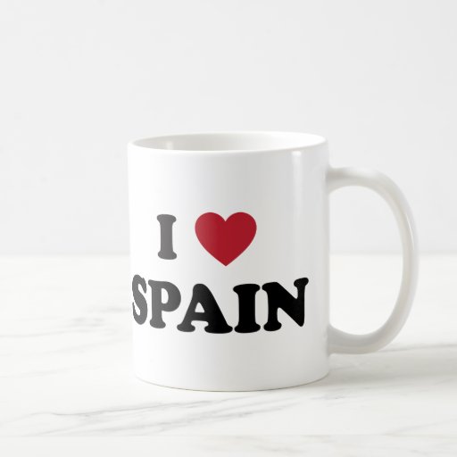 I Love Spain Coffee Mugs
