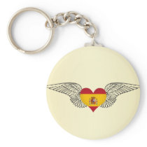 I Love Spain -wings keychains