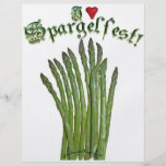 I Love Spargelfest! Full Color Flyer