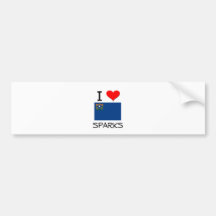 I Love Sparks Nevada Bumper Sticker