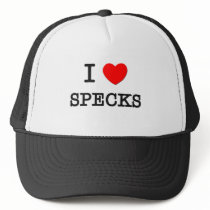 I Love Specks Hat
