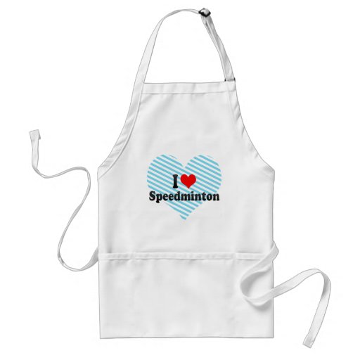 I love Speedminton Aprons
