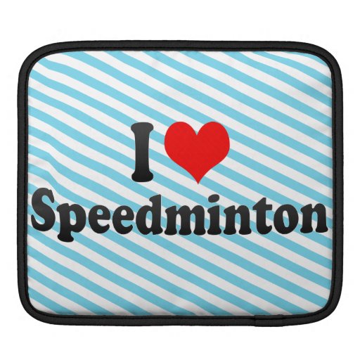 I love Speedminton iPad Sleeves