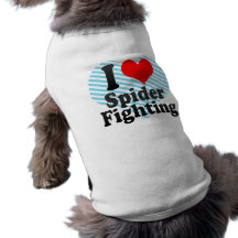 I love Spider Fighting Dog Tshirt