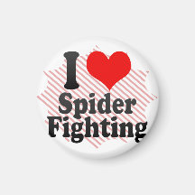 I love Spider Fighting Fridge Magnet