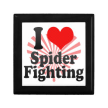 I love Spider Fighting Keepsake Box