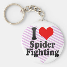 I love Spider Fighting Keychains