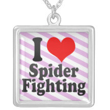 I love Spider Fighting Necklaces