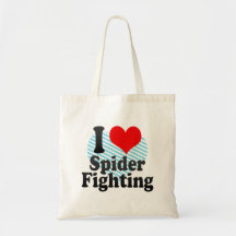I love Spider Fighting Tote Bag