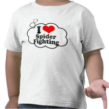 I love Spider Fighting Tshirt