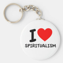 I Love Spiritualism Keychain