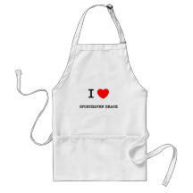 I Love Sporthaven Beach Oregon Aprons