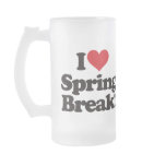 I Love Spring Break! Coffee Mugs