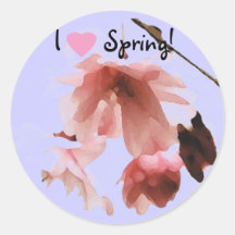 I love Spring stickers