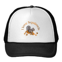 I Love Squirrels Hat