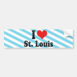 I Love St. Louis Bumper Sticker