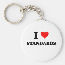 I Love Standards Keychains