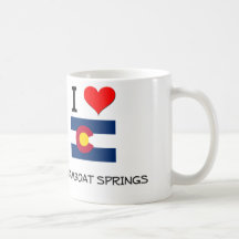 I Love STEAMBOAT SPRINGS Colorado Coffee Mugs