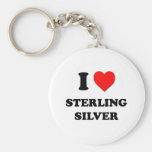 I love Sterling Silver Key Chains