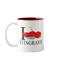 I Love Stingrays Mugs