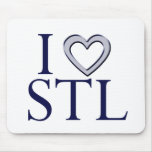 i love STL Mouse Pads